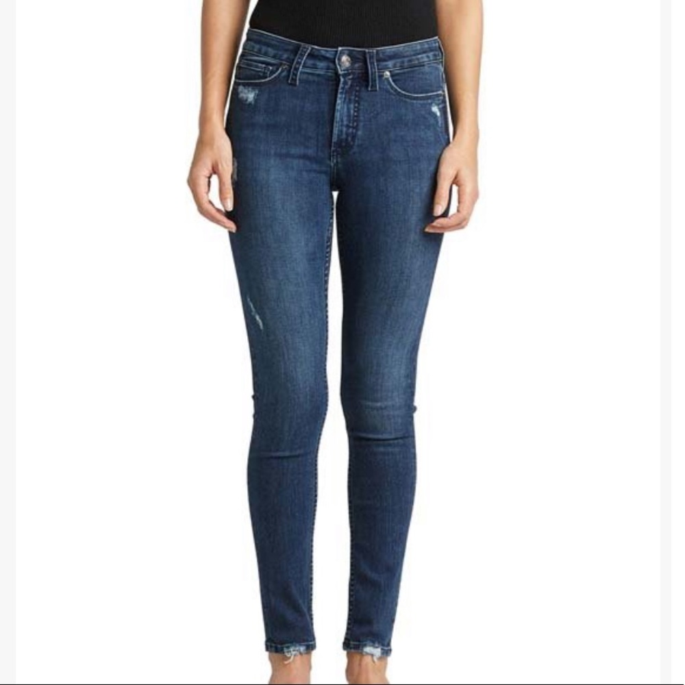 Women’s plus silver jeans